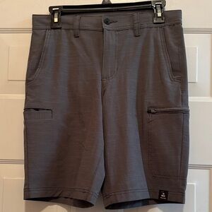 Gray Cargo Shorts